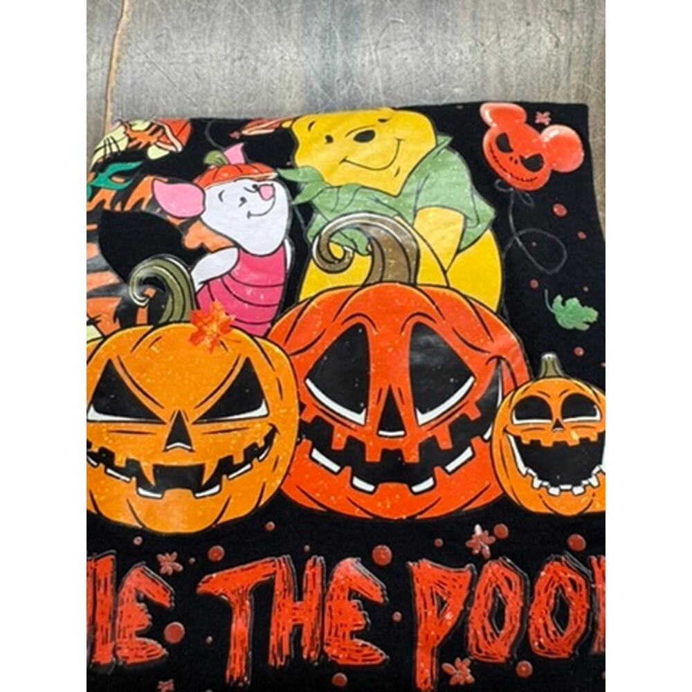 "WINNIE THE POOH"‎ Halloween T-Shirt, Size XL,Pumpkins,Disney